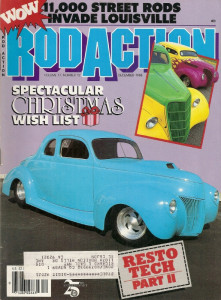 ROD ACTION 1988 DEC - OLD SCHOOL PARTS, '36 TRUNK-BACK PHAETON FORD